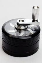 3 parts infyniti aluminium herb grinder w/handle ( GR5341 )