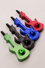 Guitar shape Metal Pipe with metal screen box