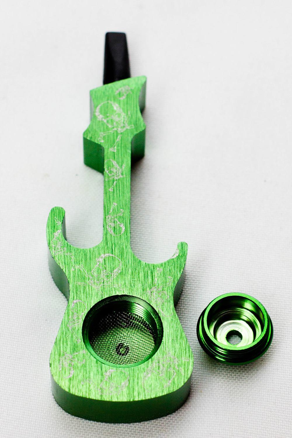 Guitar shape Metal Pipe with metal screen box