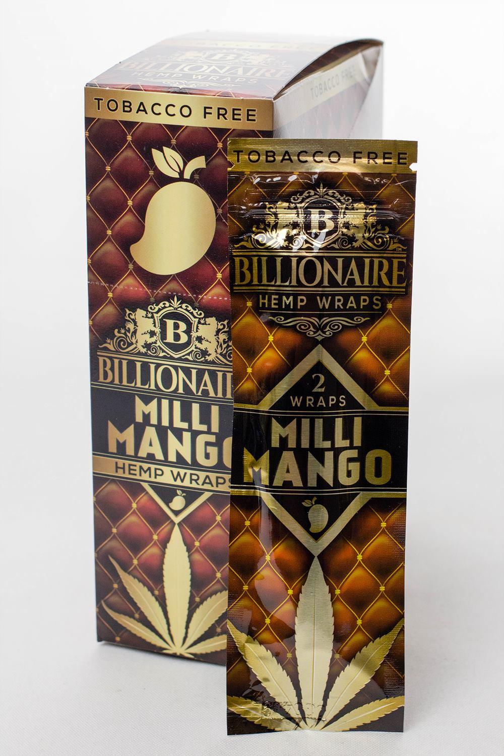 Billionaire Hemp Wraps display