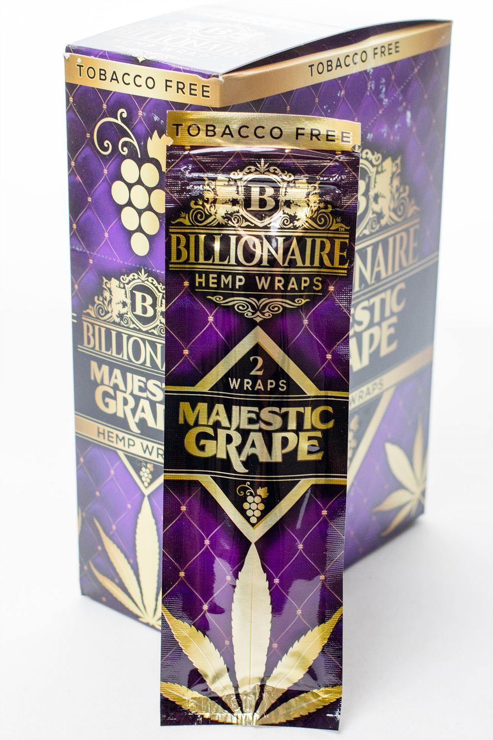 Billionaire Hemp Wraps display