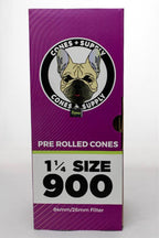 Cone + Supply 84 mm Pre-Rolled NATURAL cones 900