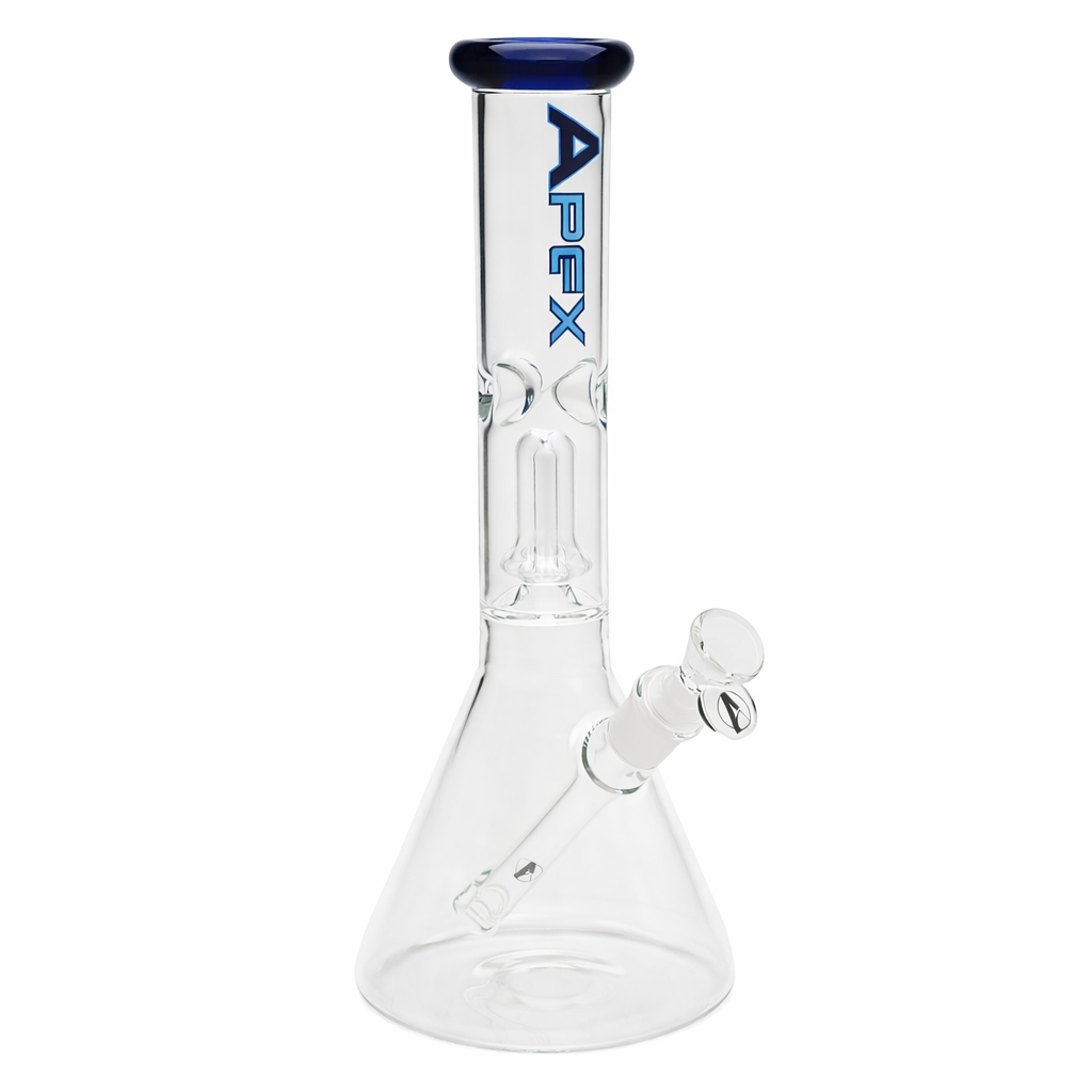 Apex | 12" Full Size Single Dome Perculator Beaker Glass Bong Secondary image