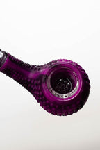 Sherlock Silicone pipe in display with glass bowl-WP164