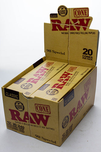 RAW Classic 98 Special Pre-Rolled Cones - 12 packs [CP1173]