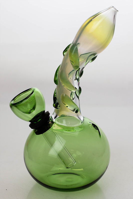 5.5" changing color glass water bong [GP1495] Secondary image