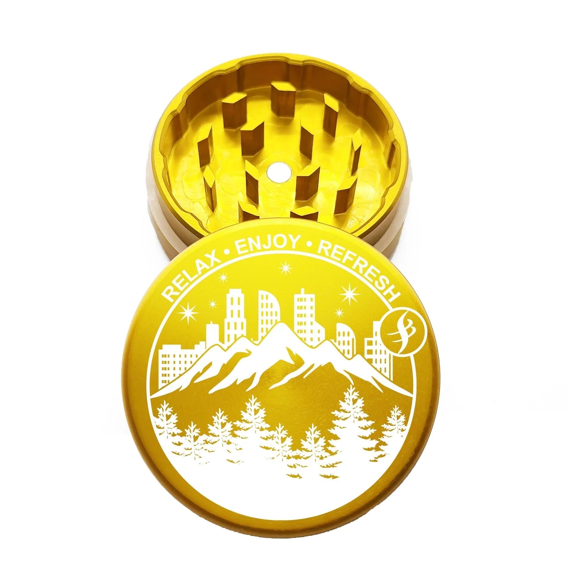 4SCORE®️ x Tahoe Grinder Co. USA made 2 PCS Herb Grinder -  Limited Edition Secondary image