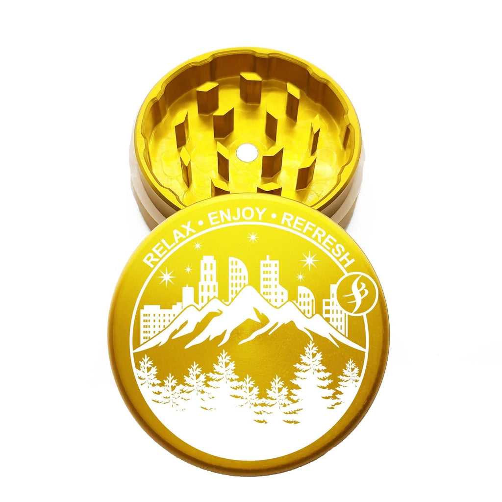 4SCORE®️ x Tahoe Grinder Co. USA made 2 PCS Herb Grinder -  Limited Edition
