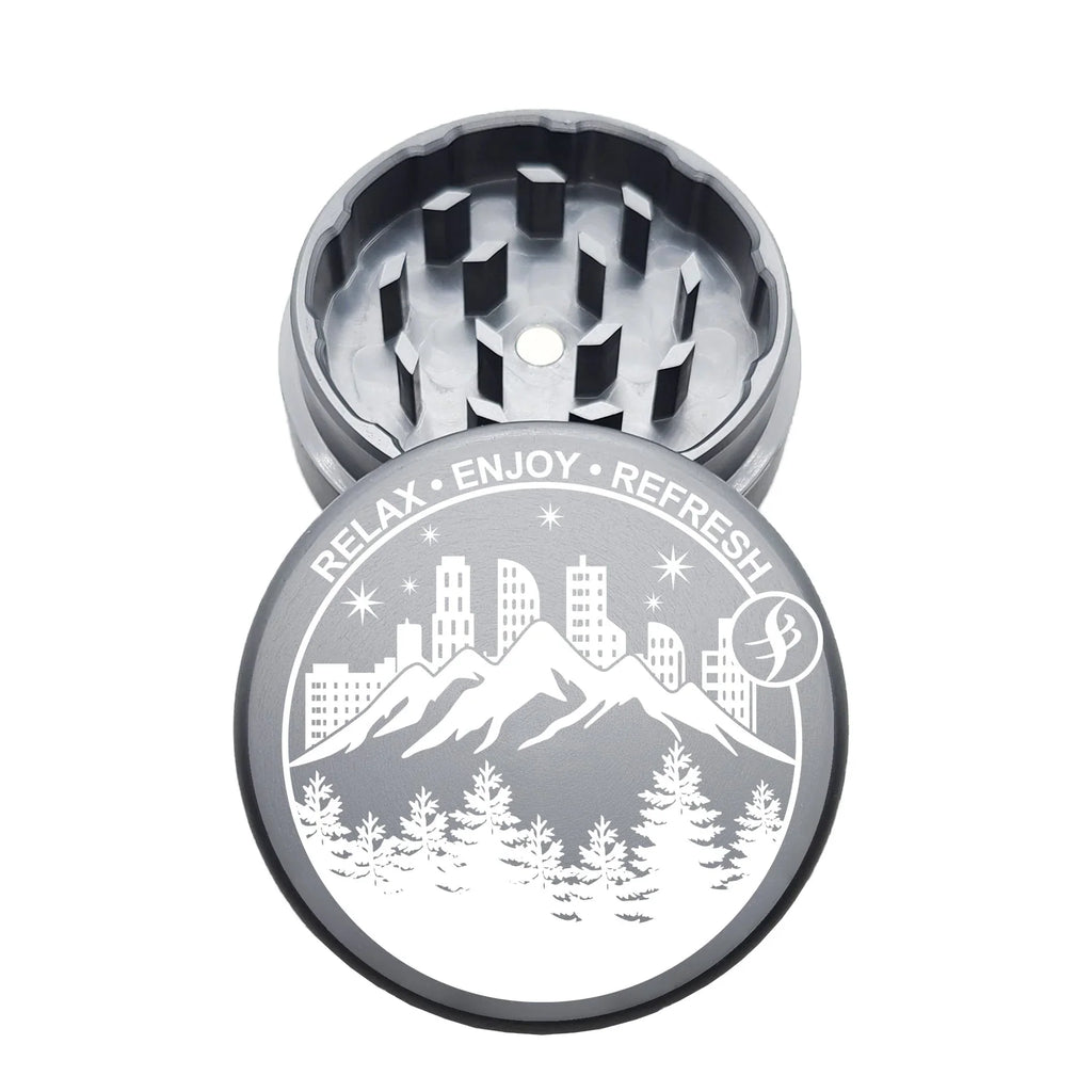 4SCORE®️ x Tahoe Grinder Co. USA made 2 PCS Herb Grinder -  Limited Edition