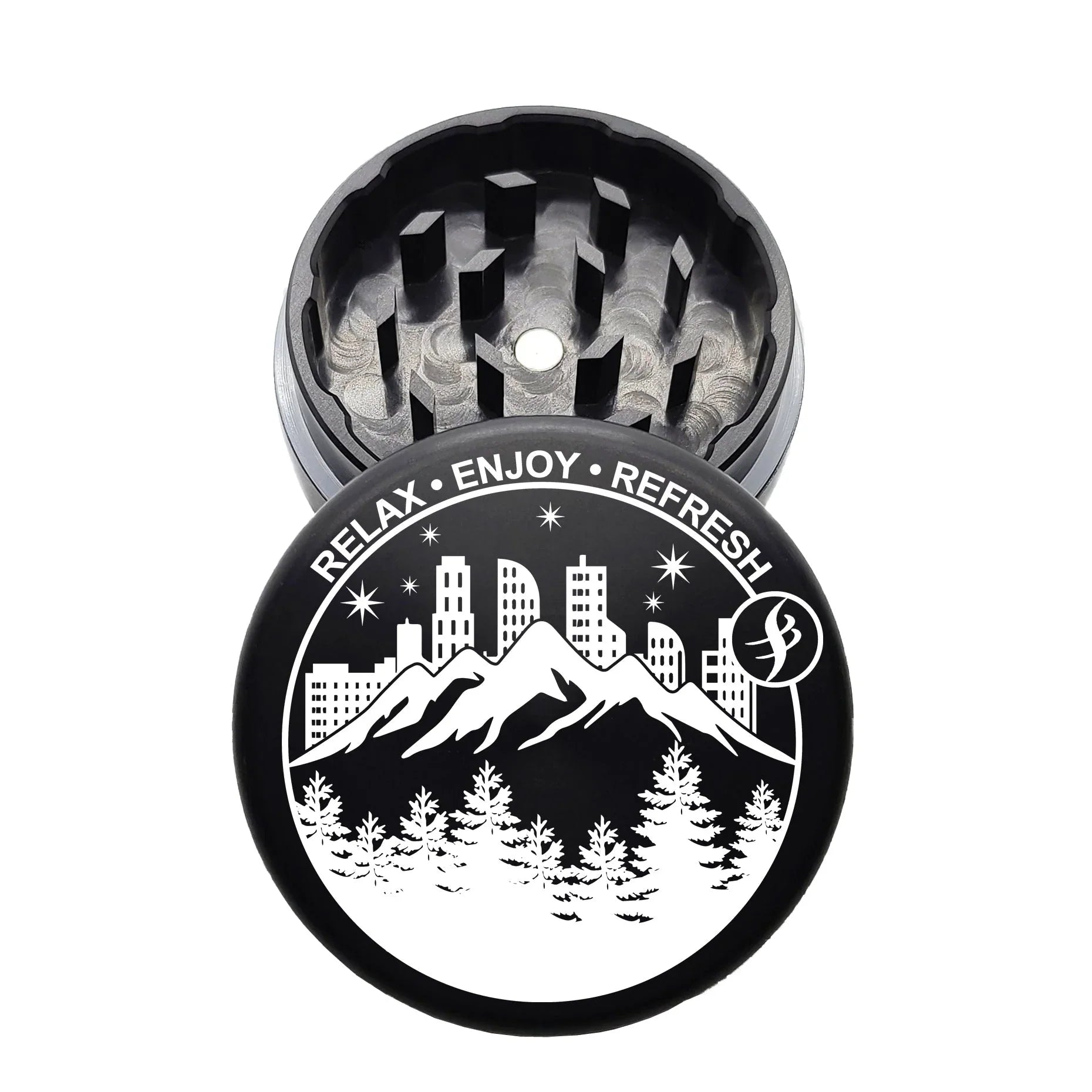 4SCORE®️ x Tahoe Grinder Co. USA made 2 PCS Herb Grinder -  Limited Edition