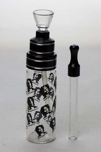 5" mini glass water pipe in display