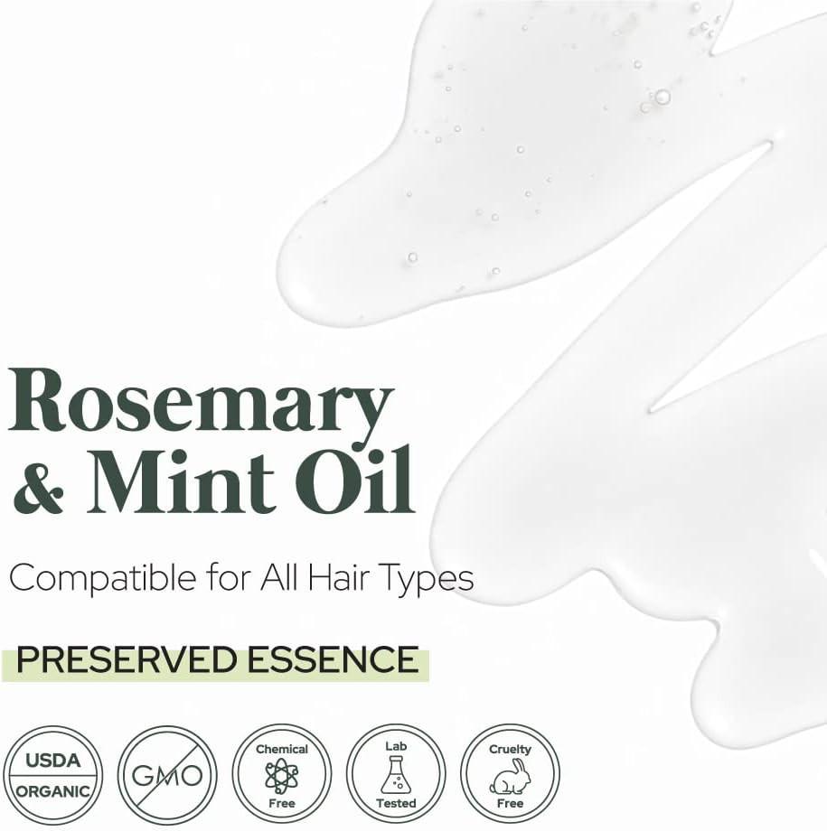 Plant of Life | Rosemary Mint Essential Oil for strengthening Hair & Skin (2oz / 60mL) Secondary image