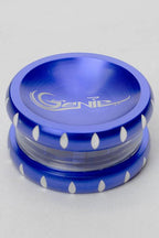 2 parts Genie aluminium herb grinder - Concave