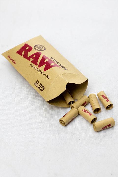 Raw Rolling paper pre-rolled wide filter tips Secondary image