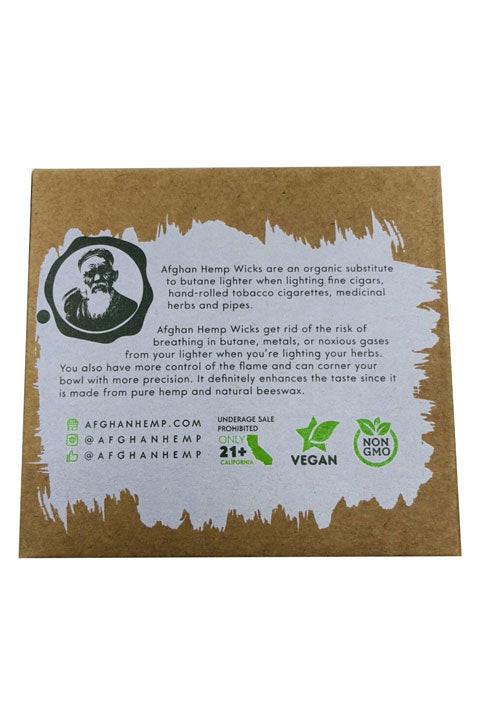 Afghan Hemp Hemp Wick 20 ft Display of 24