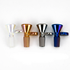 Cheech | Electroplated Glass Bowl – 14mm (Assorted Colors)