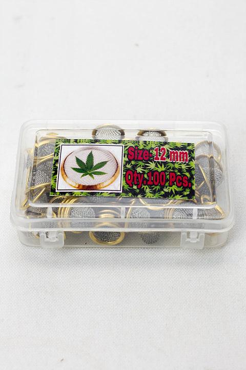 Preformed dome metal screen