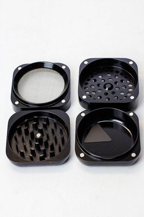 Infyniti 4 parts Black Zinc Grinder ( GR7510 ) Secondary image