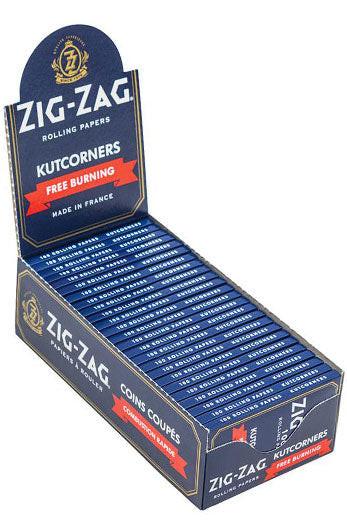 Zig Zag Free burning Blue Papers Kutcorners Secondary image