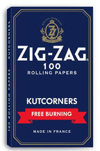 Zig Zag Free burning Blue Papers Kutcorners