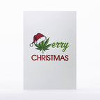 Intricate Greetings | Cannabis Leaf 3D Pop-Up Holiday Card