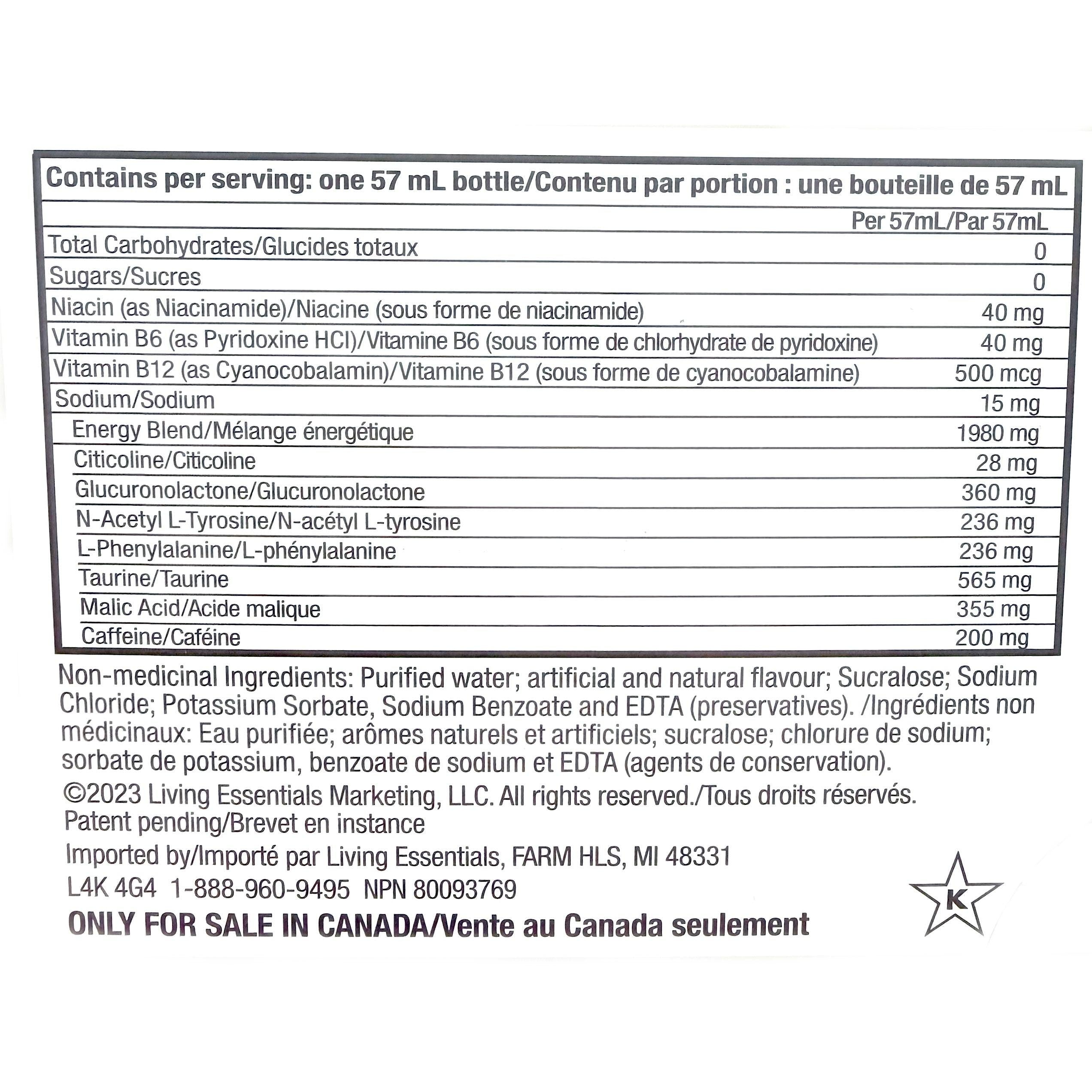 Peach Mango Flavor Extra Strength 5-hour ENERGY Drink