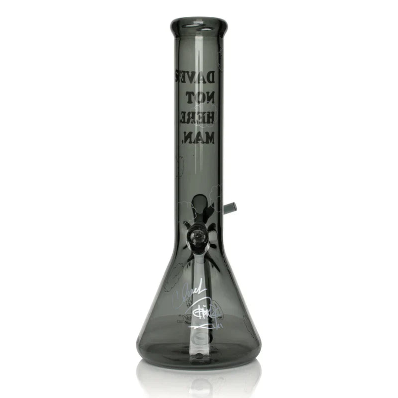 Cheech & Chong® Glass | 10" Dave's Not Here, Man Beaker Base Water Pipe [CC159] Secondary image