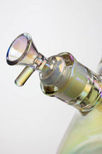 14" Infyniti leaf 7 mm metallic glass water bong (GP1587)