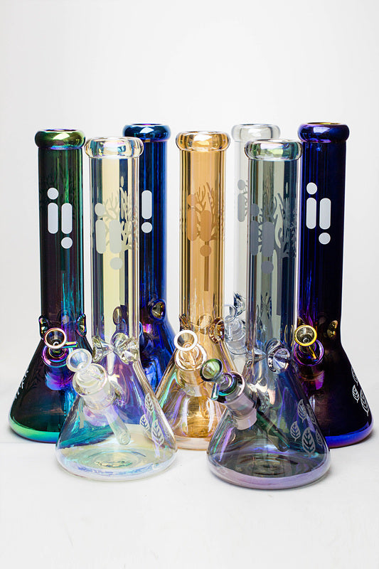 14" Infyniti Tree of life 7 mm metallic glass bong ( GP1588 ) Main image