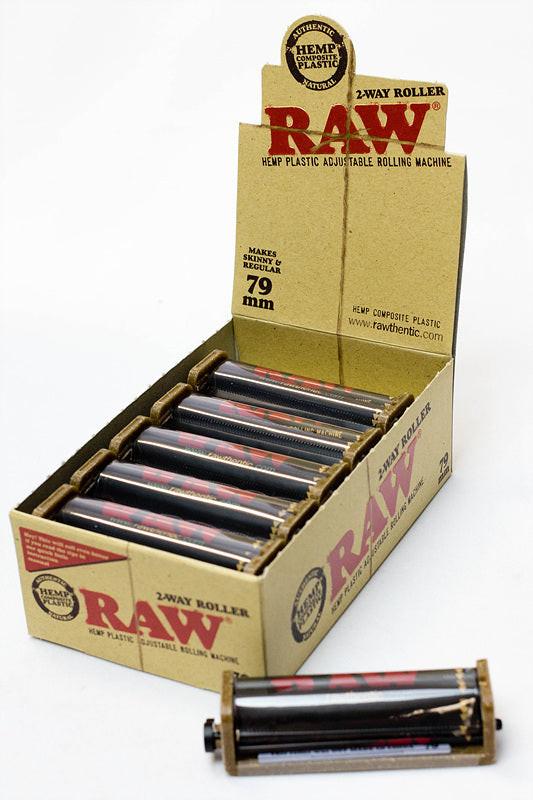RAW 2-Way Hemp Plastic Roller display