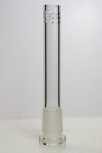 Glass open ended 6 slits downstem