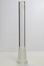 Glass open ended 6 slits downstem