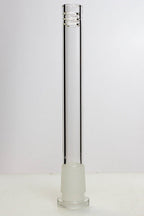 Glass open ended 6 slits downstem