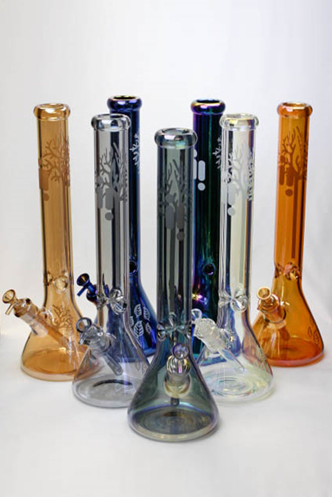 18" Infyniti Tree of life 7 mm metallic glass bong [GP1591]