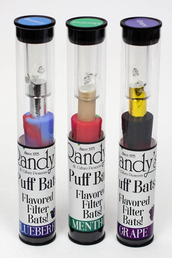 Randy's Puff flavored filter bats display