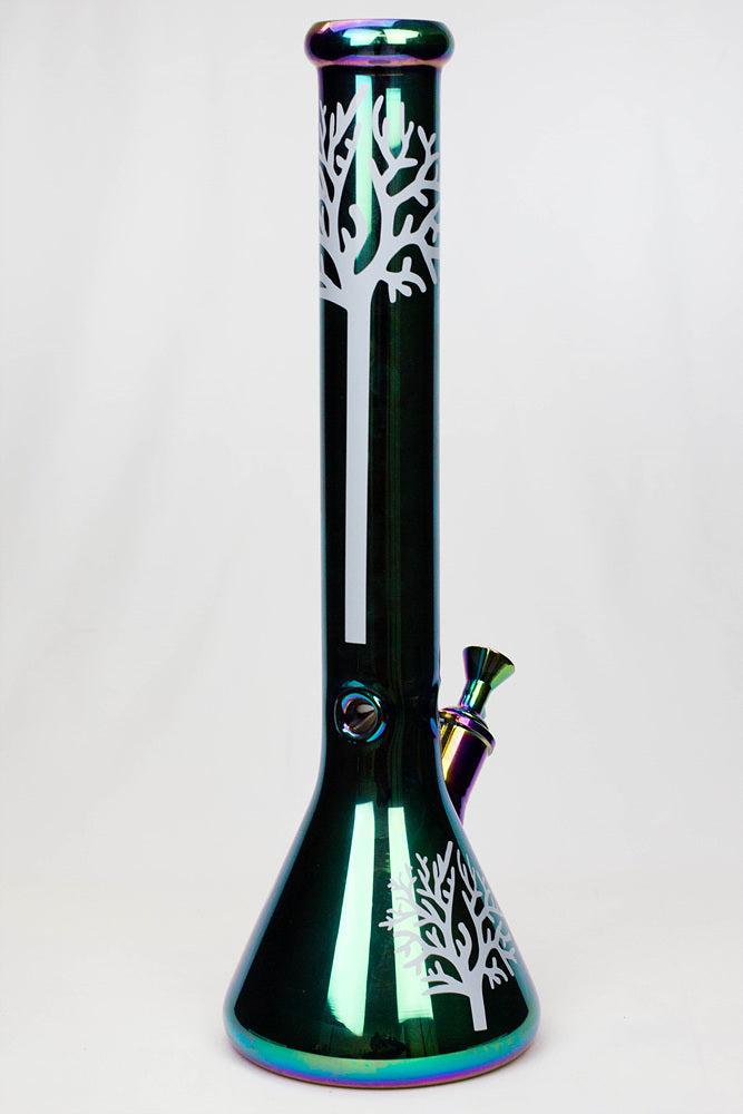 18" Infyniti Tree of life 7 mm metallic glass bong [GP1591]