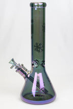 14" Infyniti Snowflake 7 mm metallic glass bong ( GP1589 )