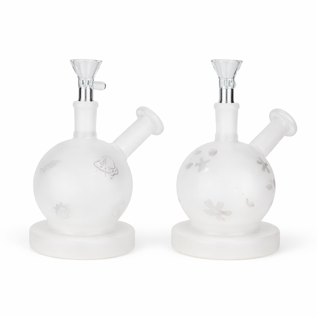 5" Frosted Glass Bubbler Main image