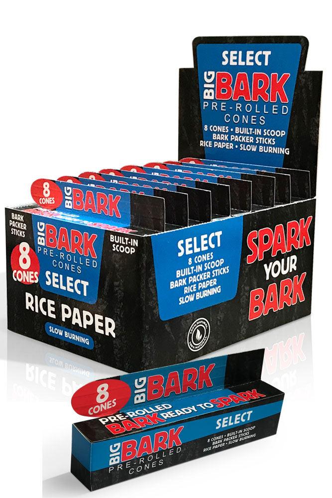 BIGBARK Slow burning rice Pre-rolled Cones