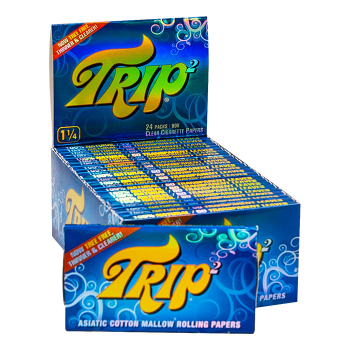 Trip®2 Clear cigarette papers 1 1/4 - 24 packs