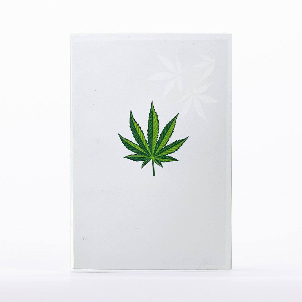 Intricate Greetings | Cannabis Leaf 3D Pop-Up Card – For Any Occasion Main image