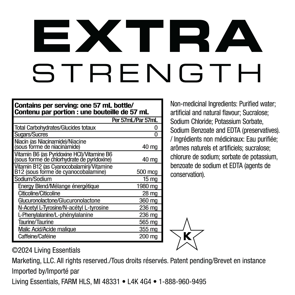 Peach Mango Flavor Extra Strength 5-hour ENERGY Drink