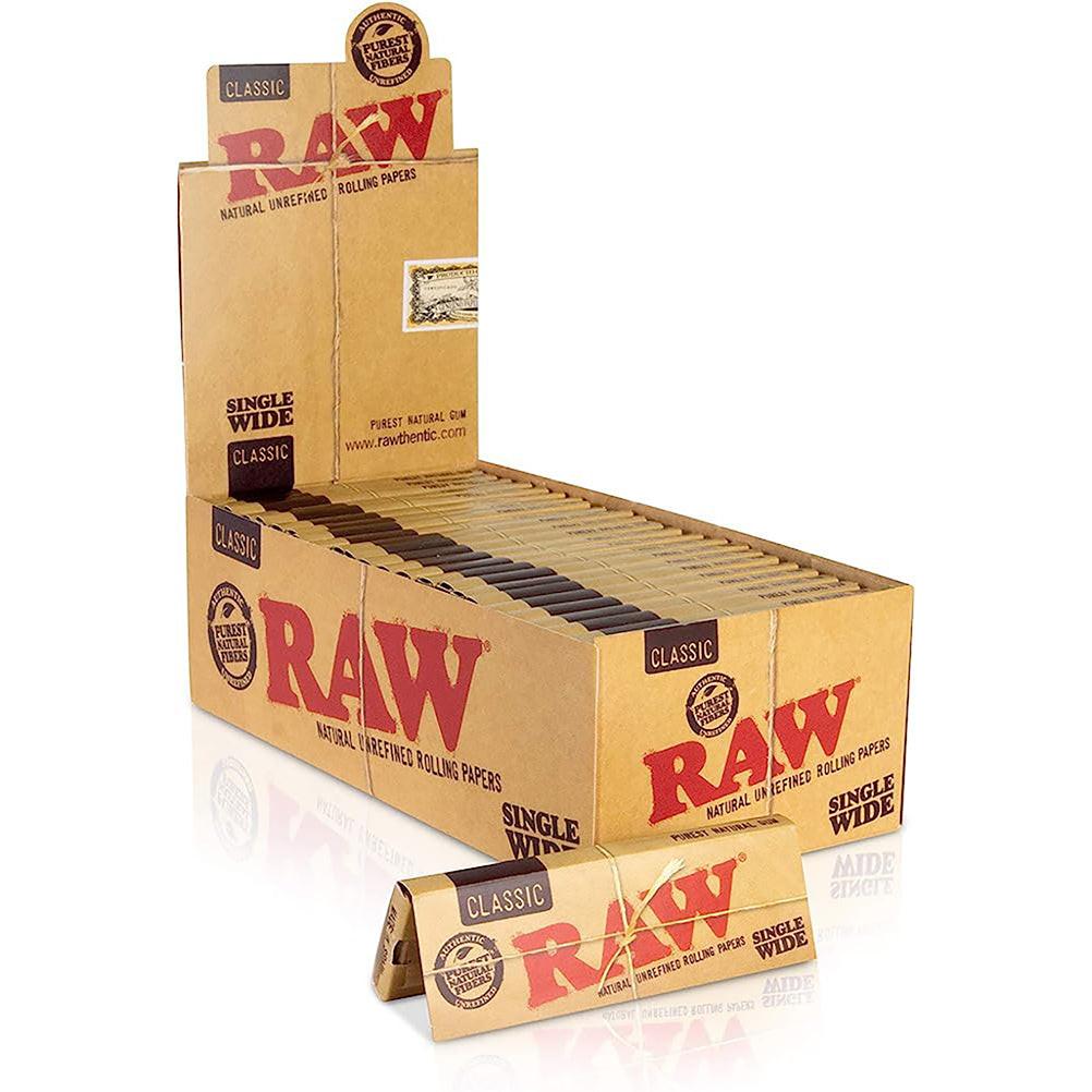 Raw classic single wide rolling paper Main image