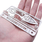 18-in-1 Wallet Multifunction Survival Tool Kit