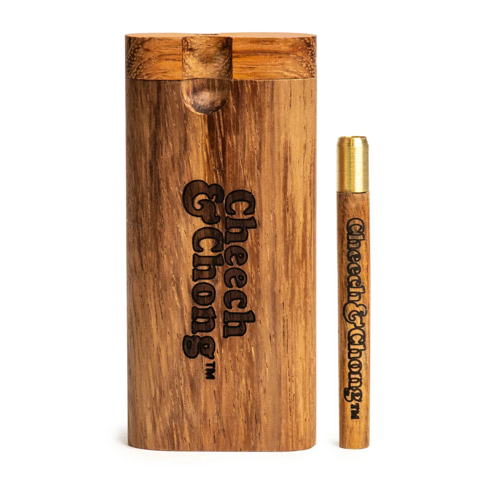 Cheech & Chong® Glass  | Regular Twist Dugout (Assorted Wood Grains)[CCD4000] Main image