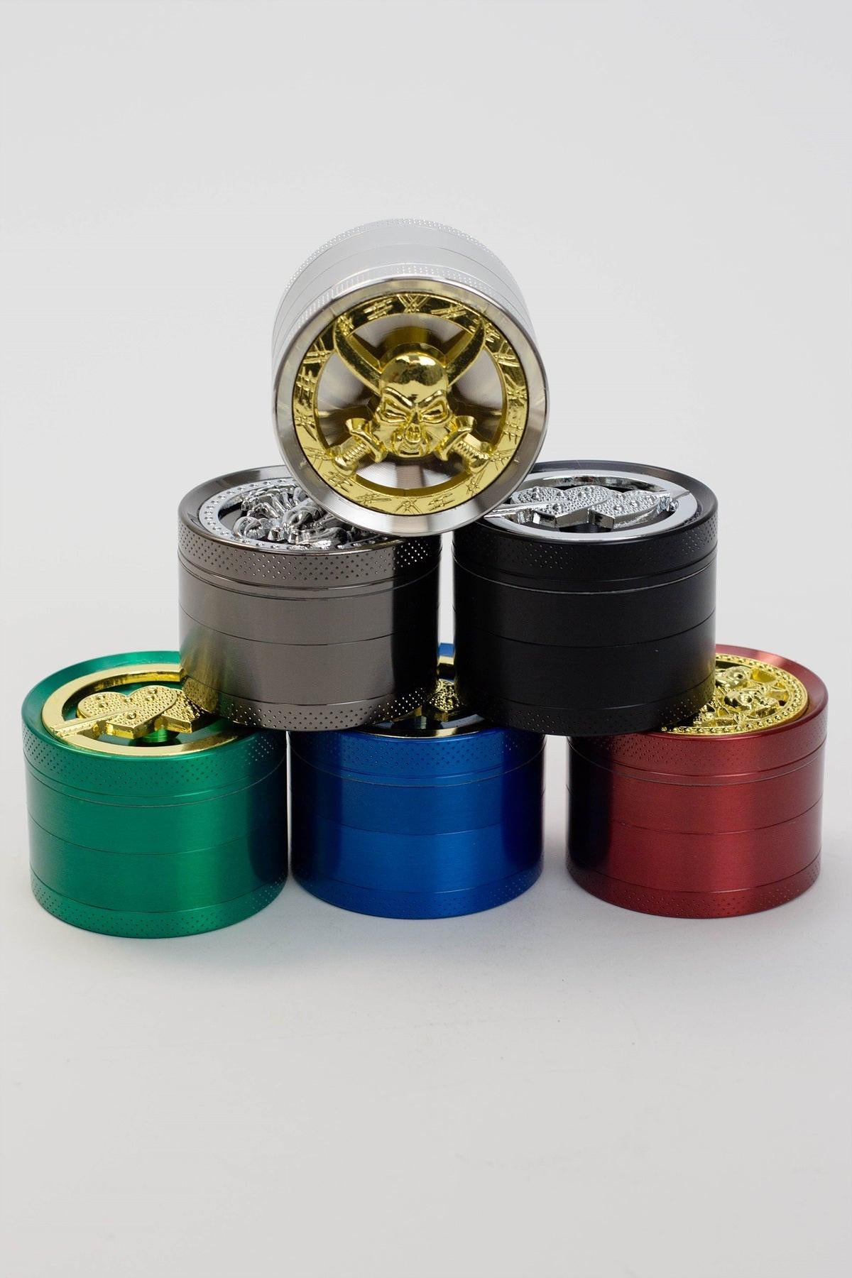 GHOST 4 parts color grinder with a decoration lid Main image