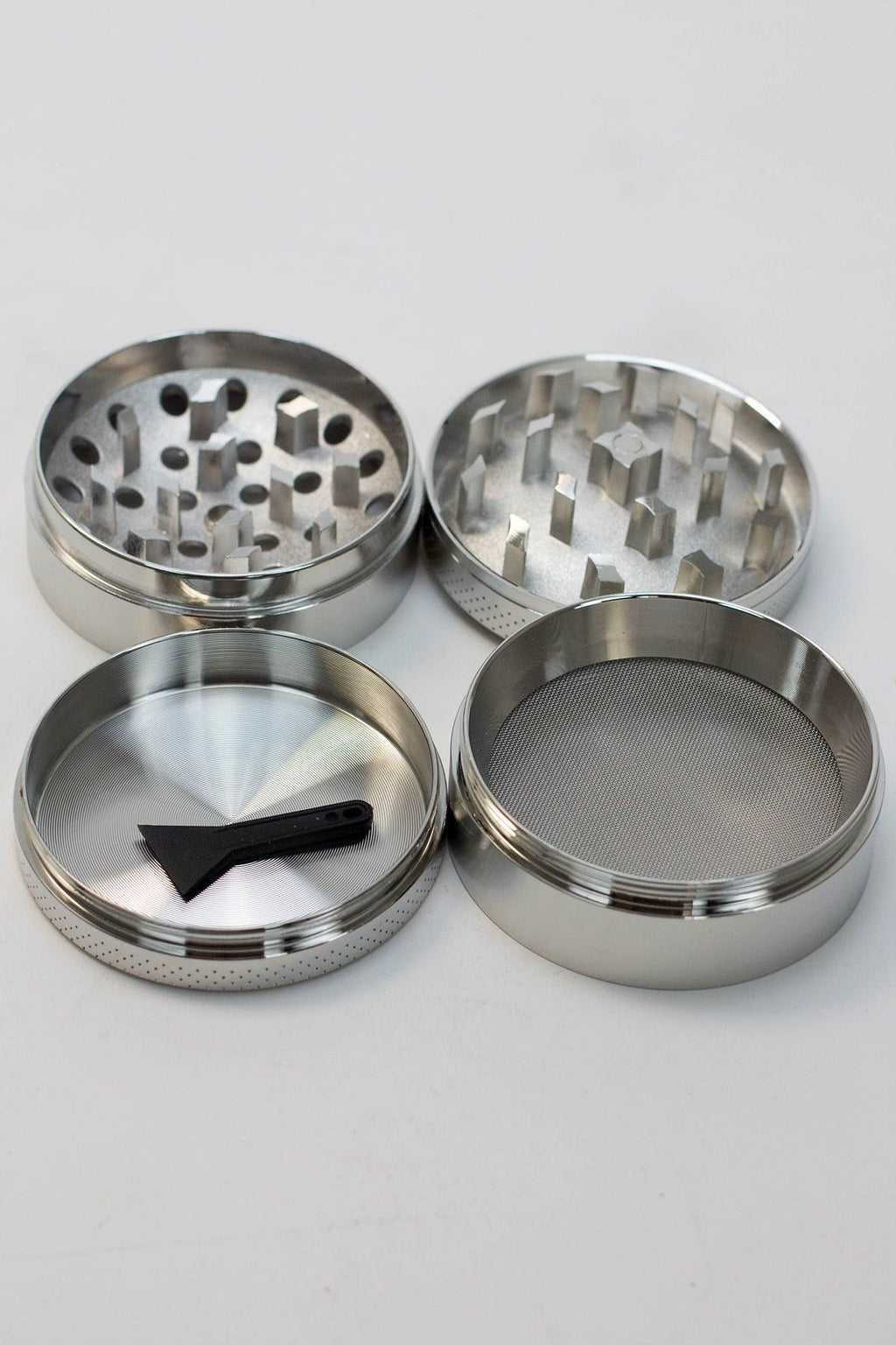 GHOST 4 parts color grinder with a decoration lid