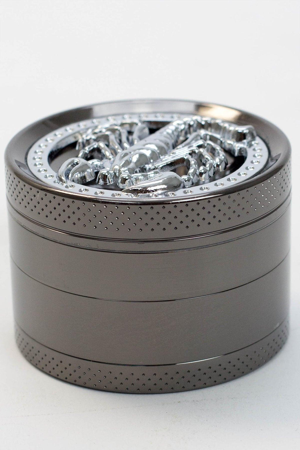 GHOST 4 parts color grinder with a decoration lid
