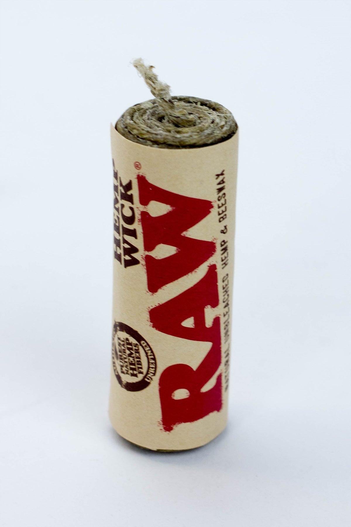 Raw Hemp Wick 20 ft / 6m Display of 20 Secondary image