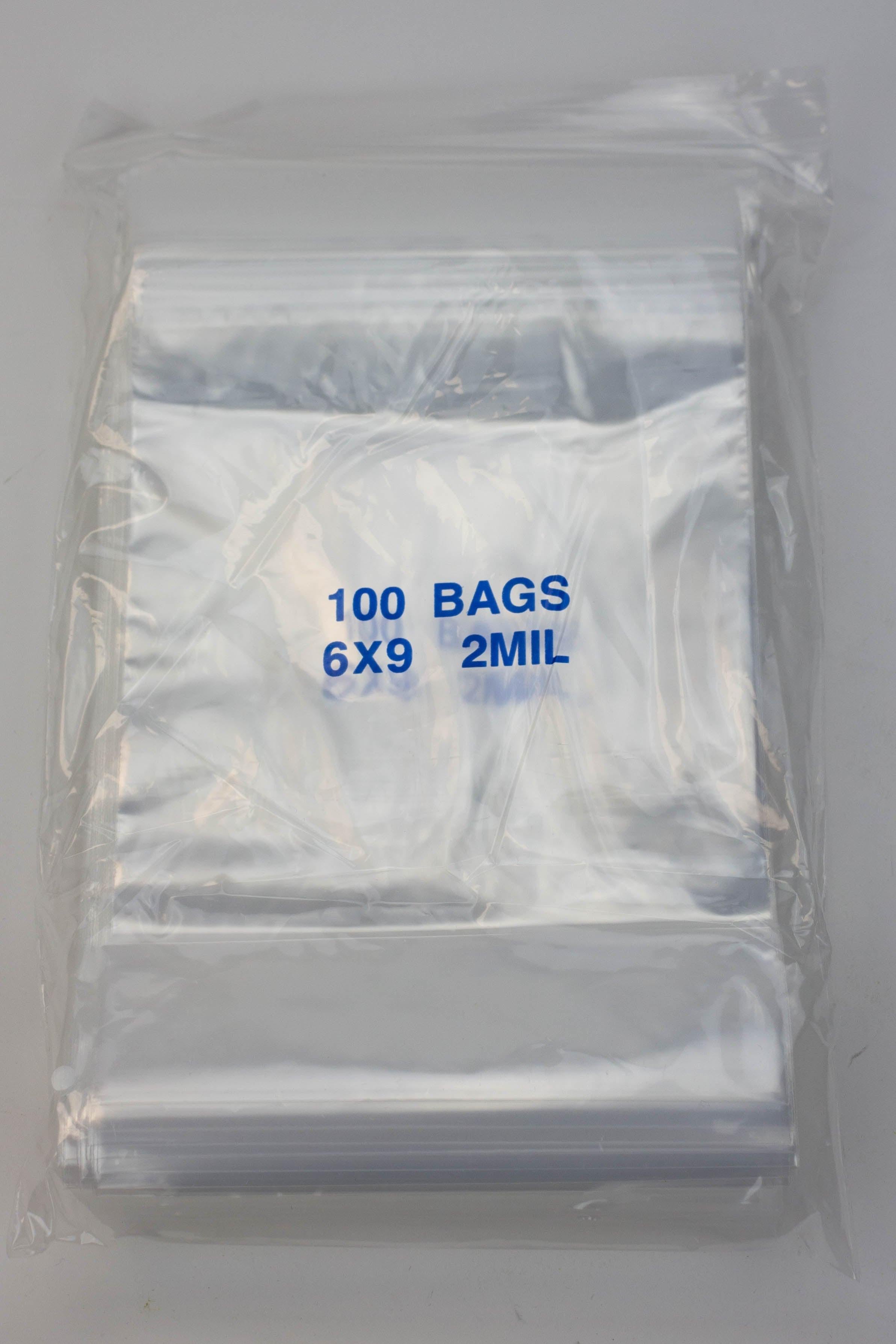 2 MIL Reclosable Zipper Bags
